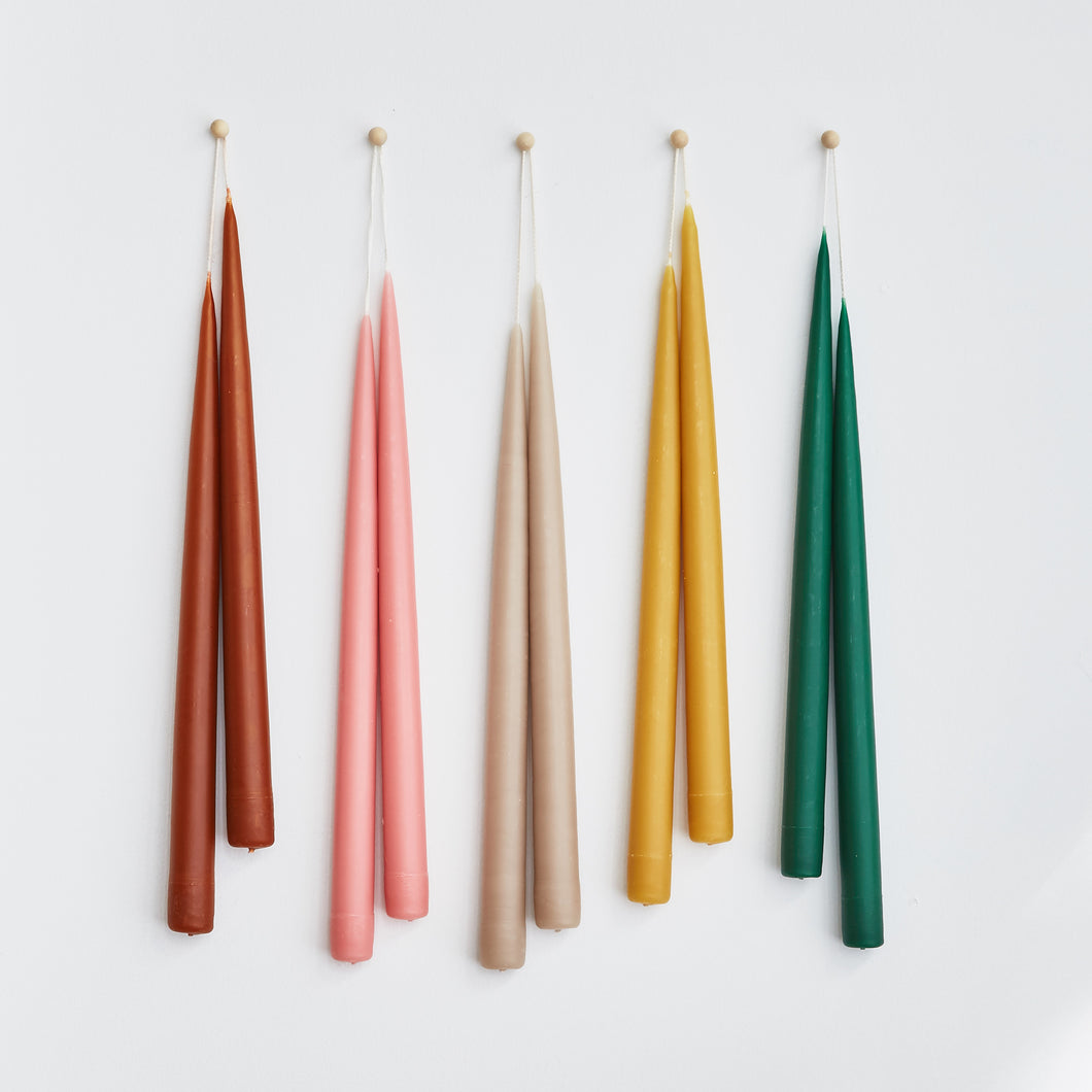 Hand Dipped Candles - Curated Set of 5 Pairs