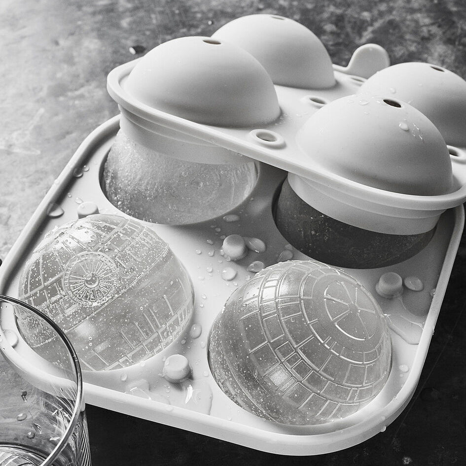 Star Wars Death Star Ice Cube Tray Molds Silicone Ice Molds Pack